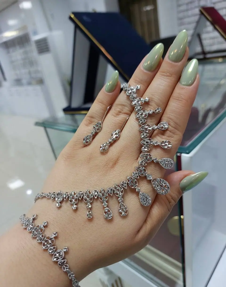 *سرویس تمام تراش و نمادار نقره  💎 * A🪴