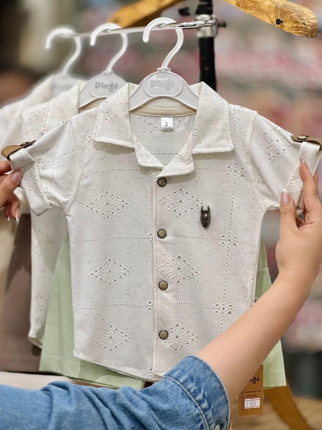 🛍بلوز شورت بهاره موسلین بتمن😍