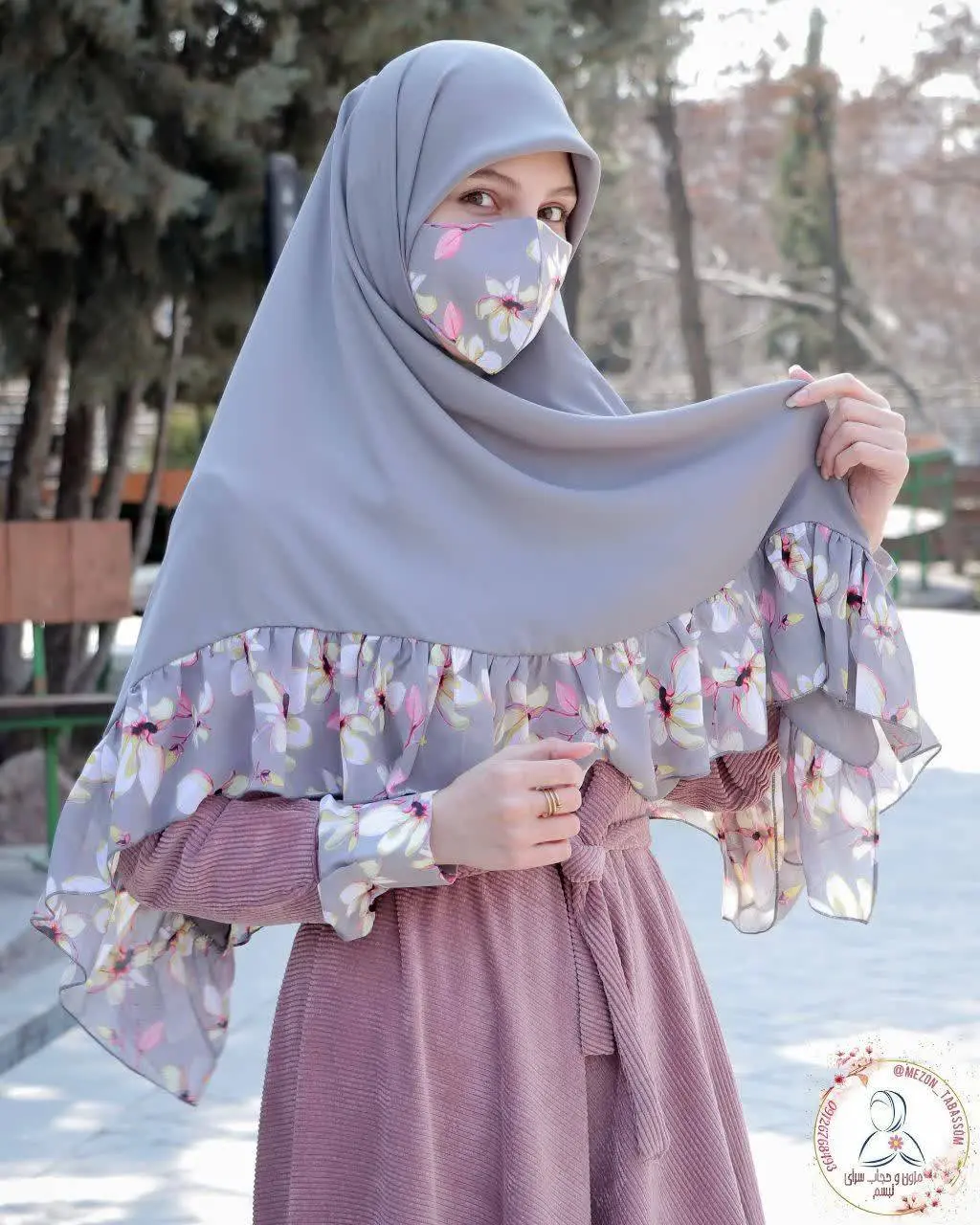 روسری دورچین زیبا🌸🌸