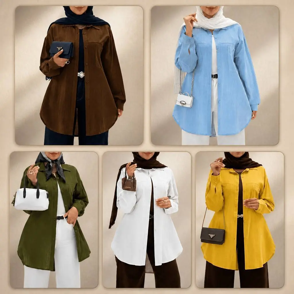 🛍 تونیک مانتویی کادنزا