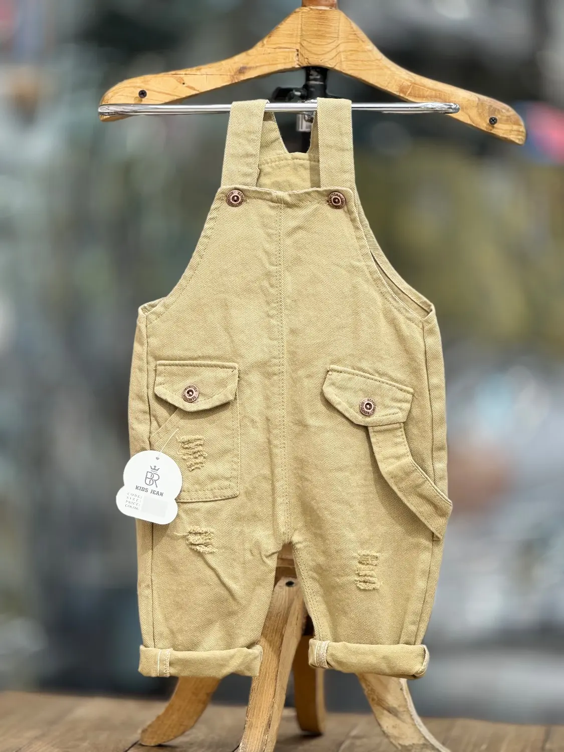 🛍بیلر جین کتان 🤎🧸