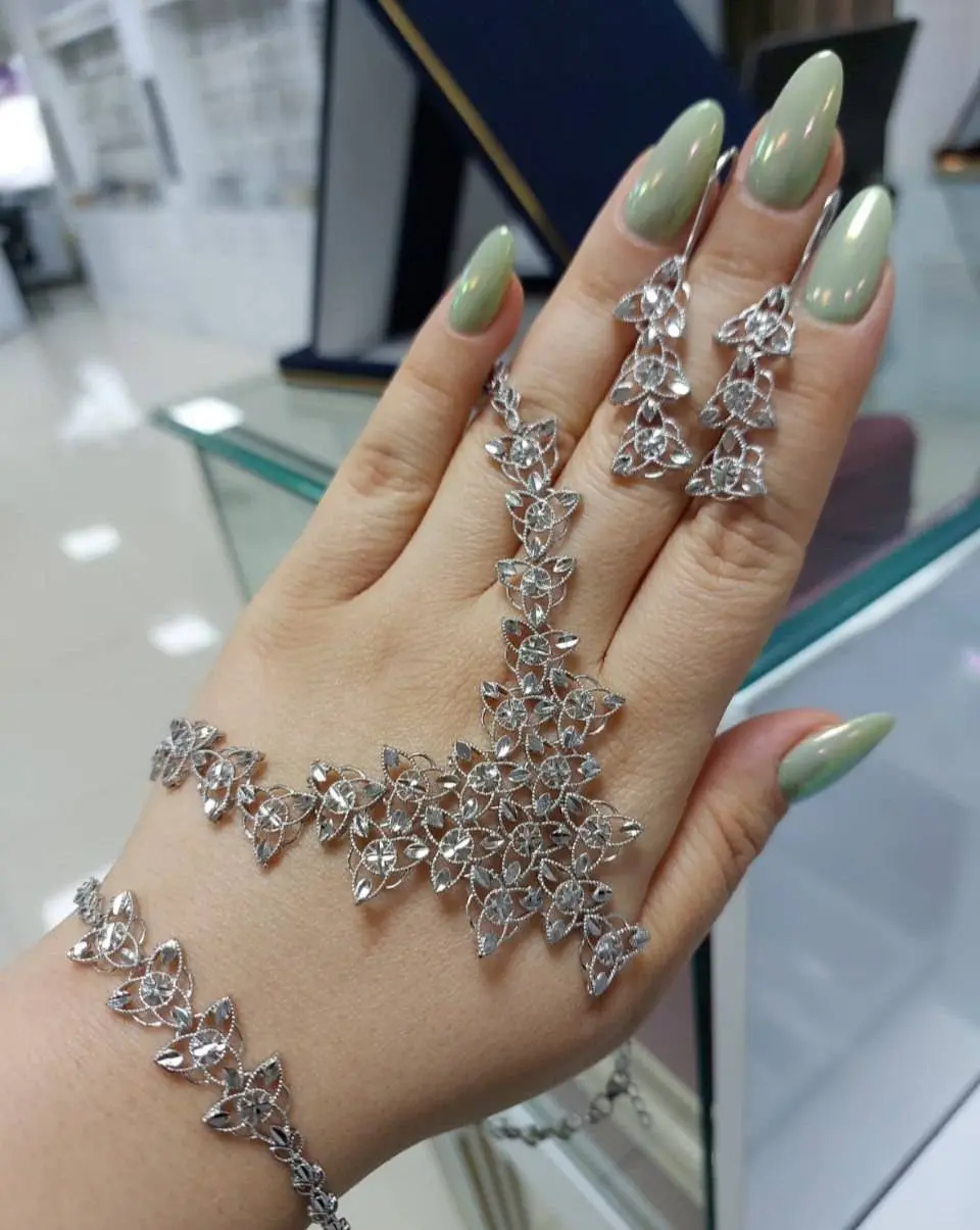 *سرویس تمام تراش و نمادار نقره  💎 * A🪴