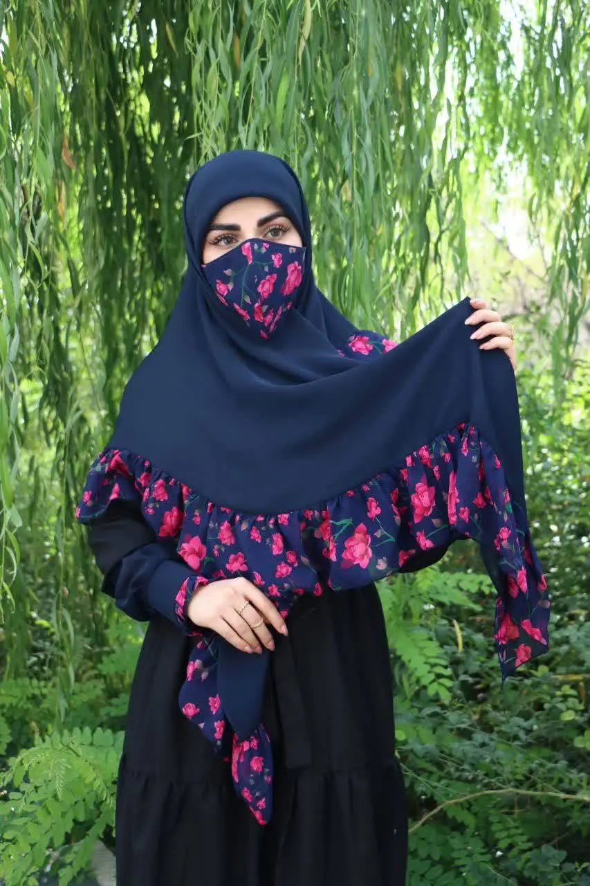 روسری  چیندار  🧖‍♀