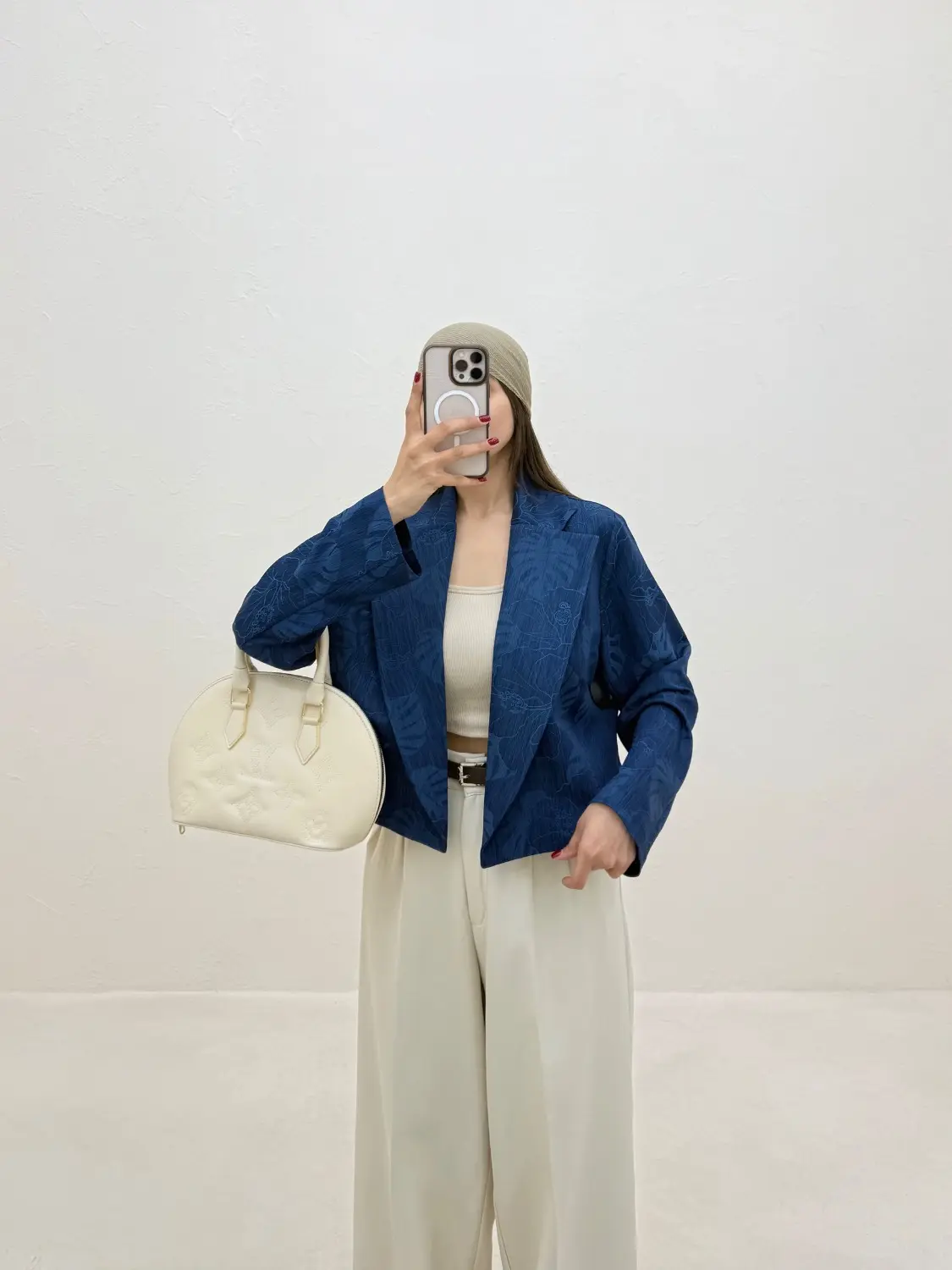 کراپ کت یقه تبری ژاکارد 👀🥰