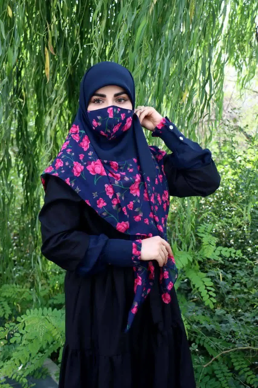 روسری دور حریر شاد 🧖‍♀