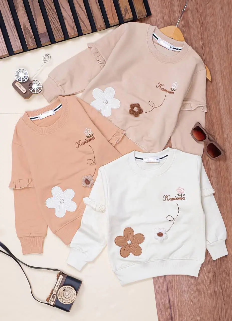 👕نام کالا: #بلوزتک پنبه دخترانه 
