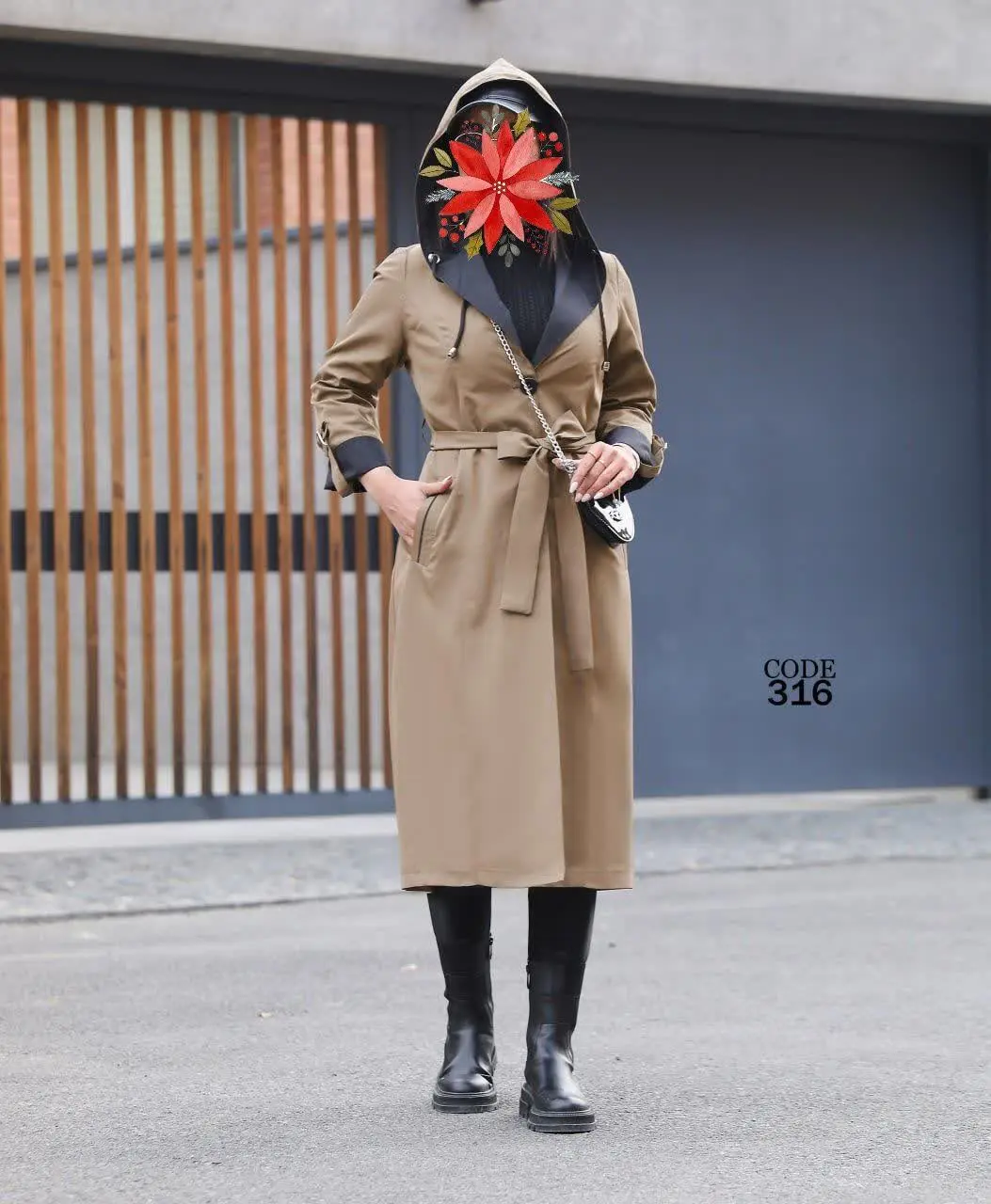 #پالتوبارانی #اسپرت #کلاه_دار #ترک_لند #دایموند 
