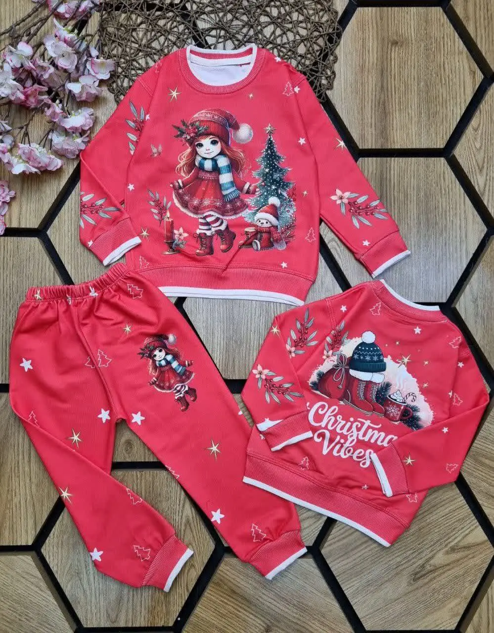 🌺 بلوز شلوار دخترانه یلدایی🍉🍉