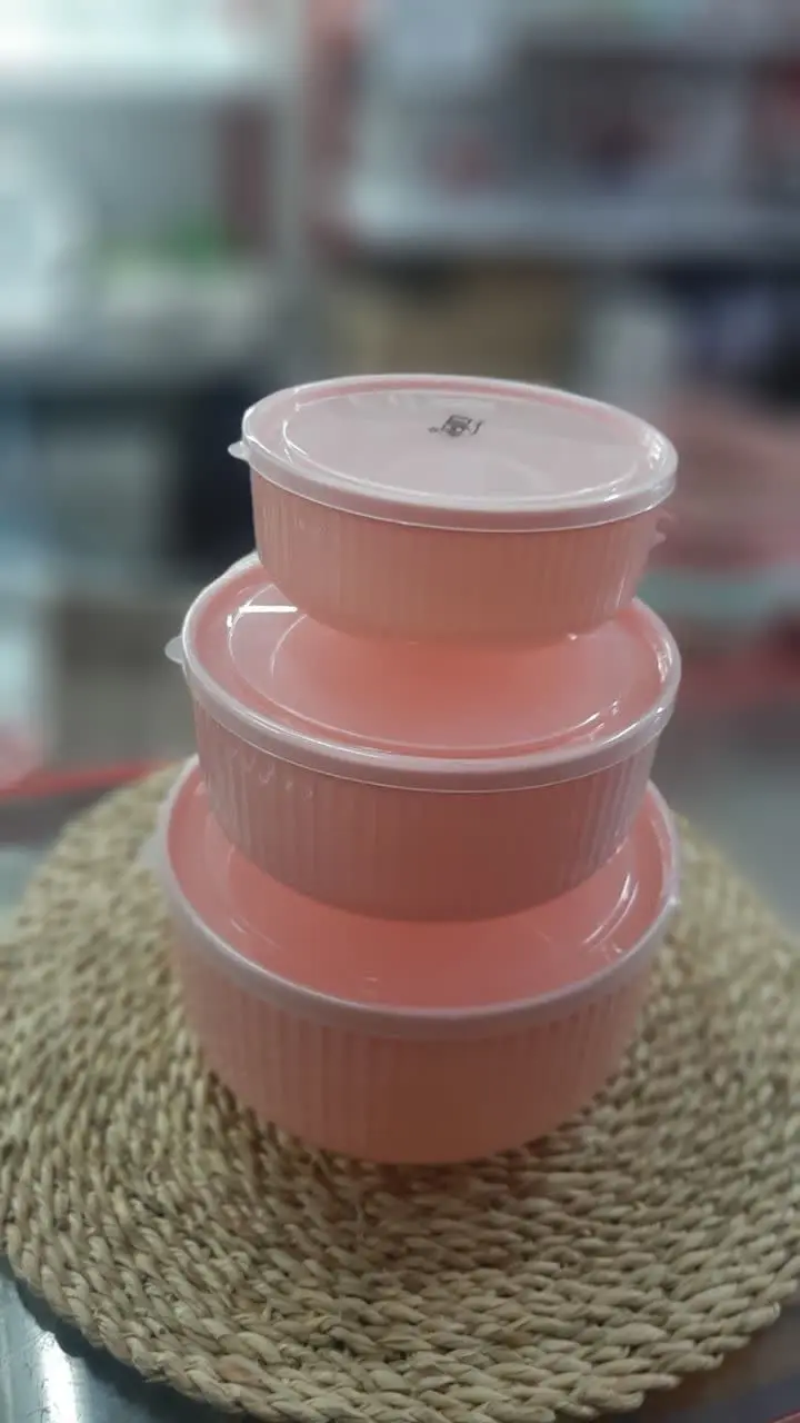 🌷ست کاسه درب دار مانلی 
