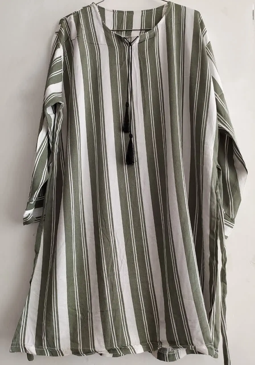 تونیک سبز راه راه