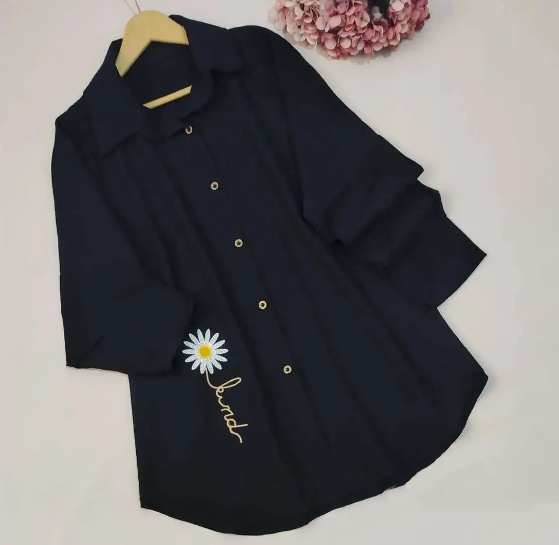 💞شومیز مانتویی گلدوزی شده شیک💞
