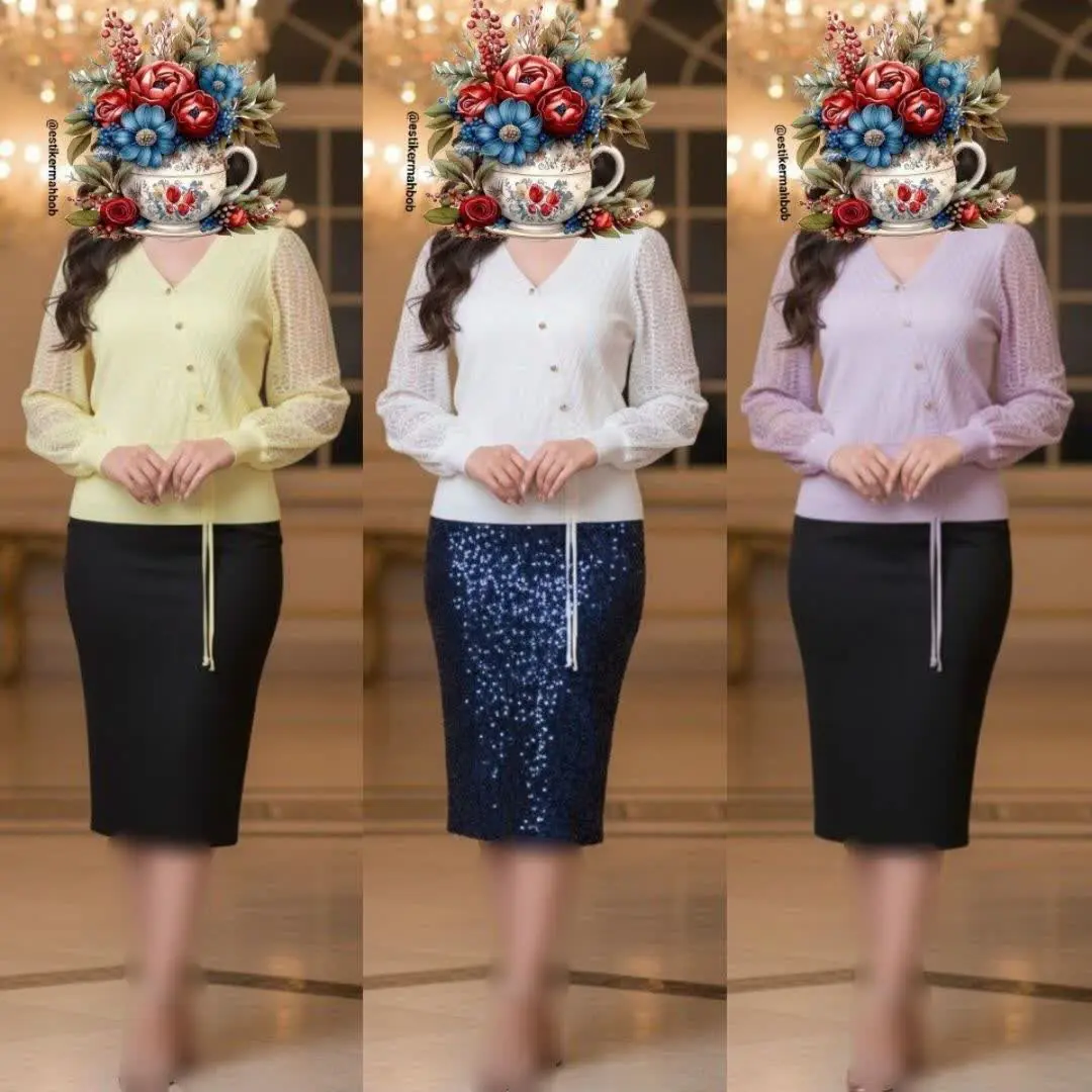 بلوز مجلسی وارداتی آستین تور