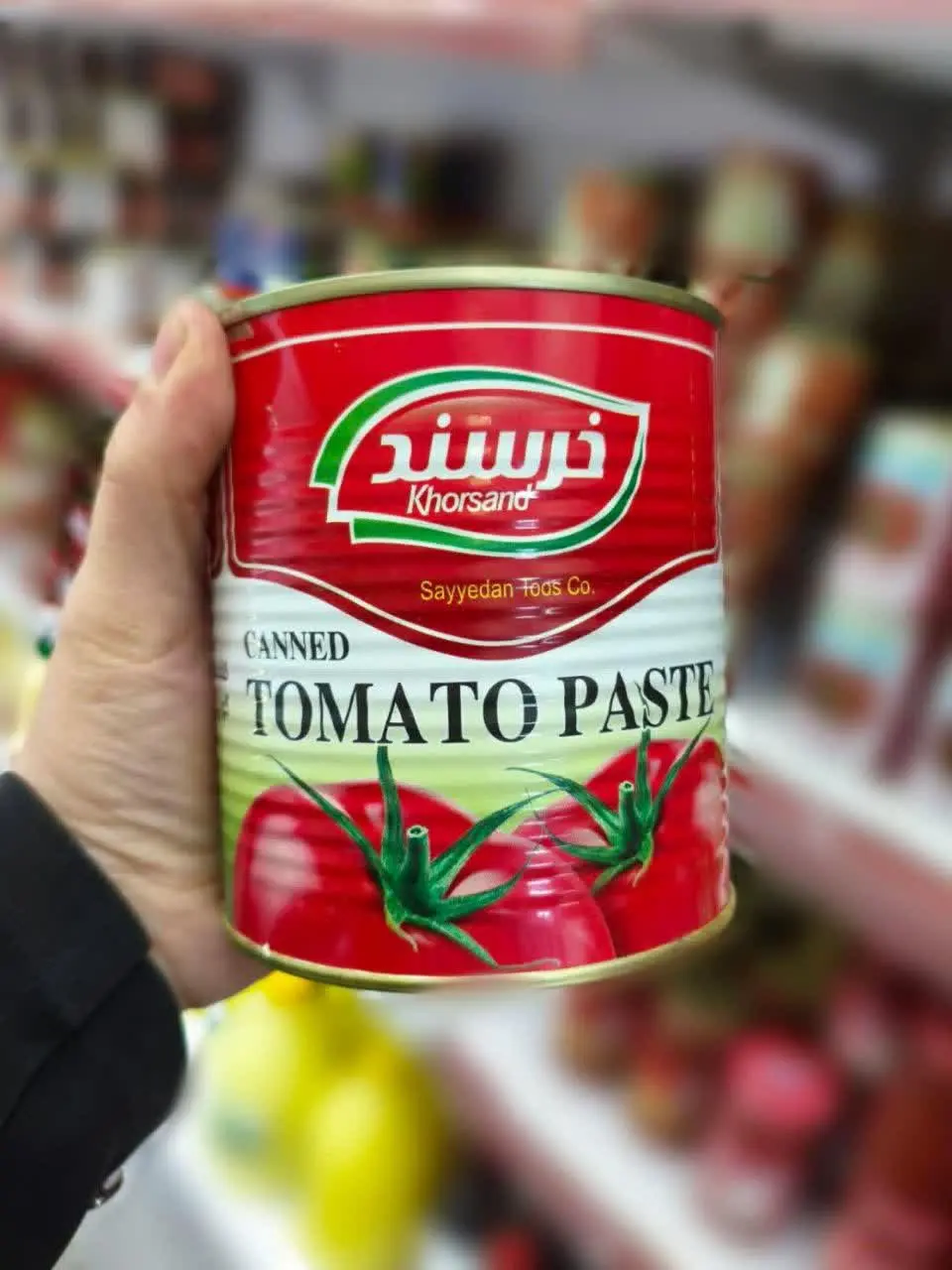 رب گوجه ۸۰۰گرم خرسند