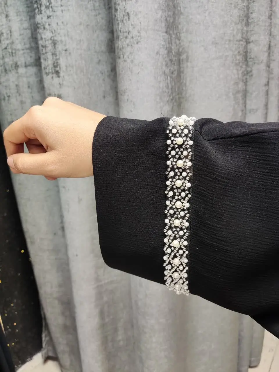 🔸️مانتو عبا مدل مروارید