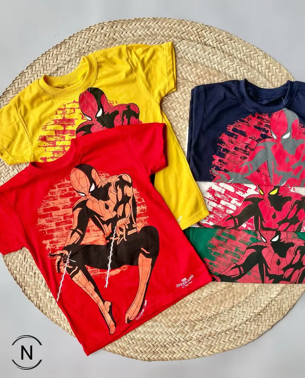 #تیشرت‌تک پسرانه پنبه مرد عنکبوتی 
