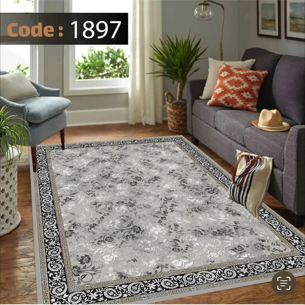 رومیزی مخمل شانل درجه یک کد B ۱۸۹۷
