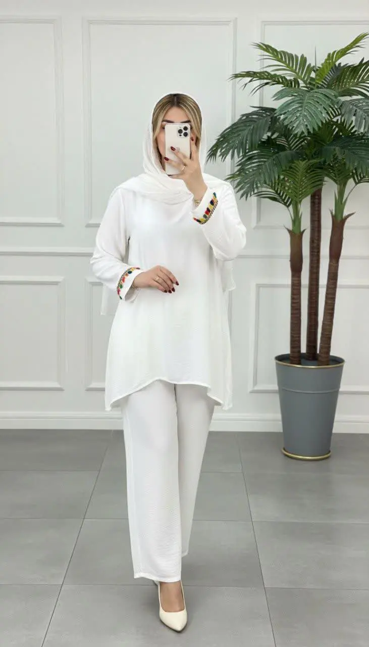 🍃نام: تونیک شلوار منگوله دا...