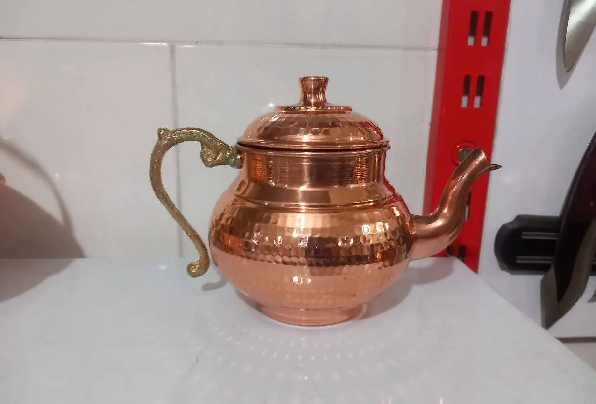 قوری دسته برنجی چکشی⚜⚜
