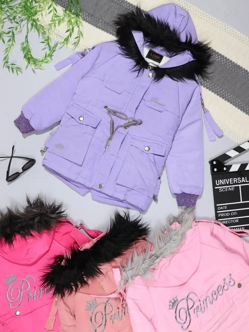 👫کاپشن دخترانه گلدوزی PRINC...