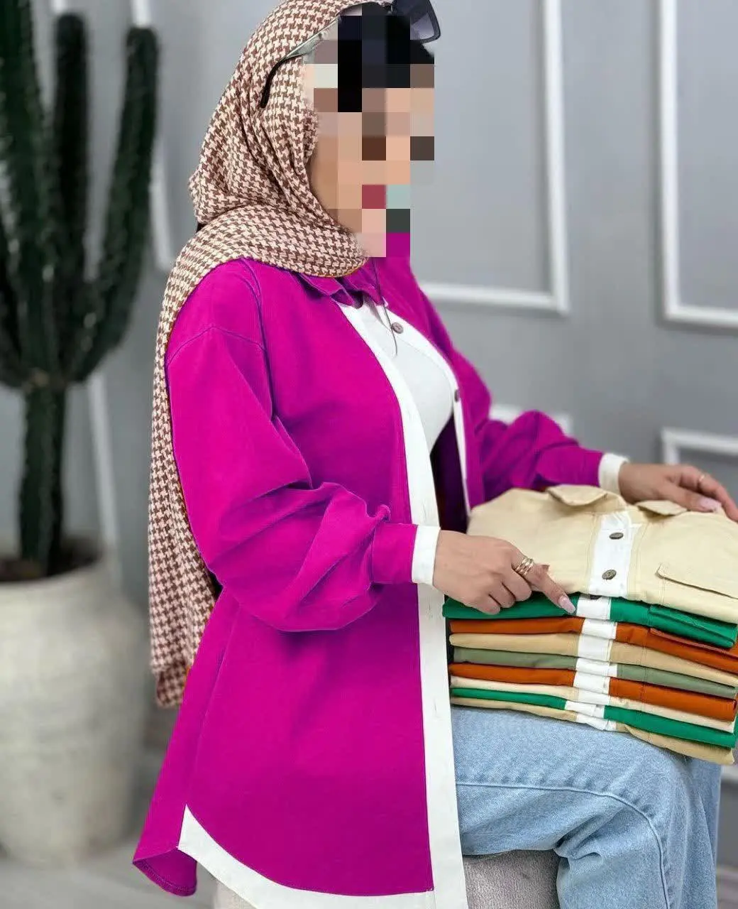 نام: مانتو دورنگ بهاره
