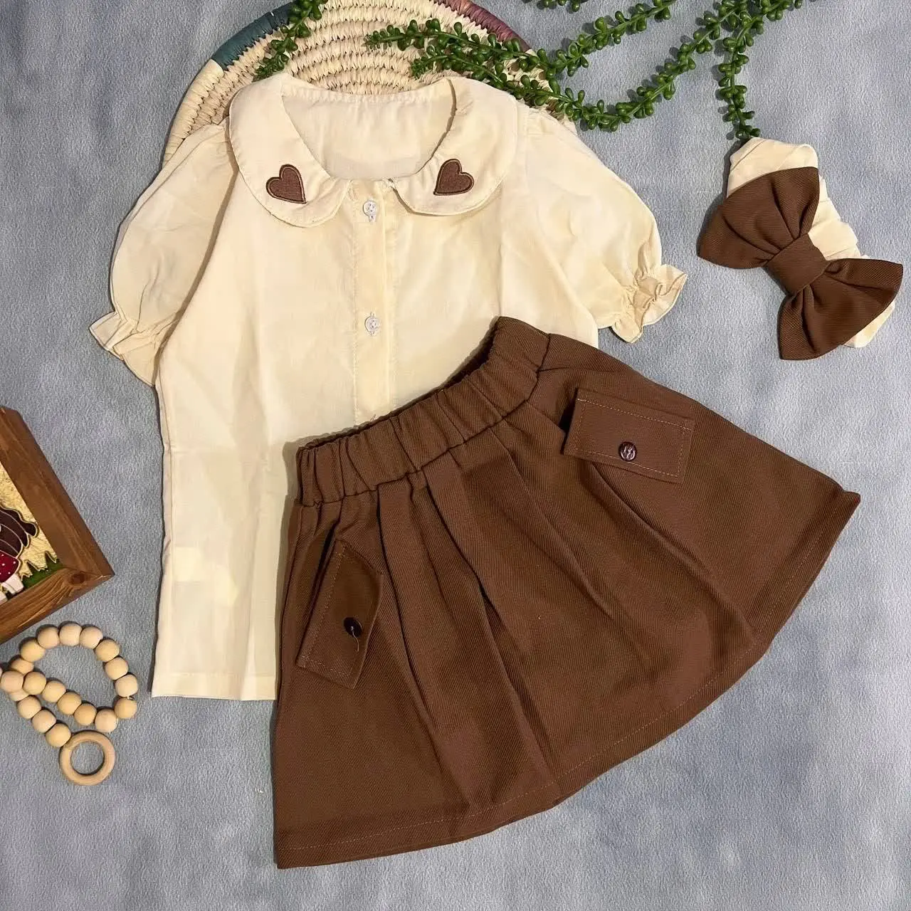 👚نام: بلوز دامن مجلسی همراه تل
