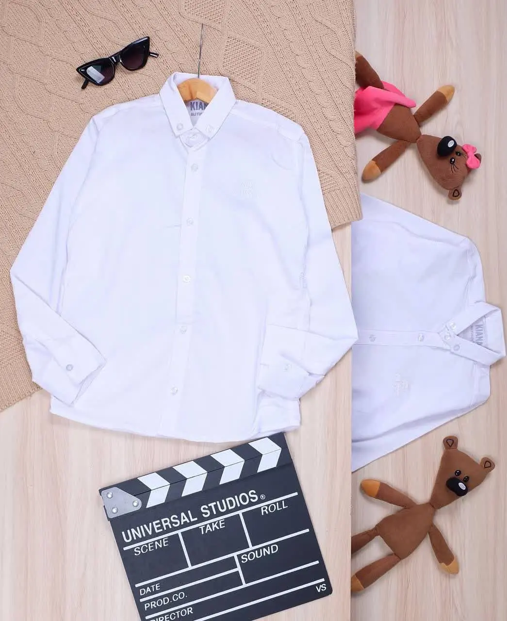 👫پیراهن سفید پسرانه کتان بنگال👫
