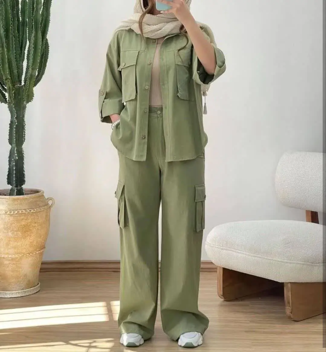 نام: ست #مانتو_شلوار کارگو ۱۵۰۳
