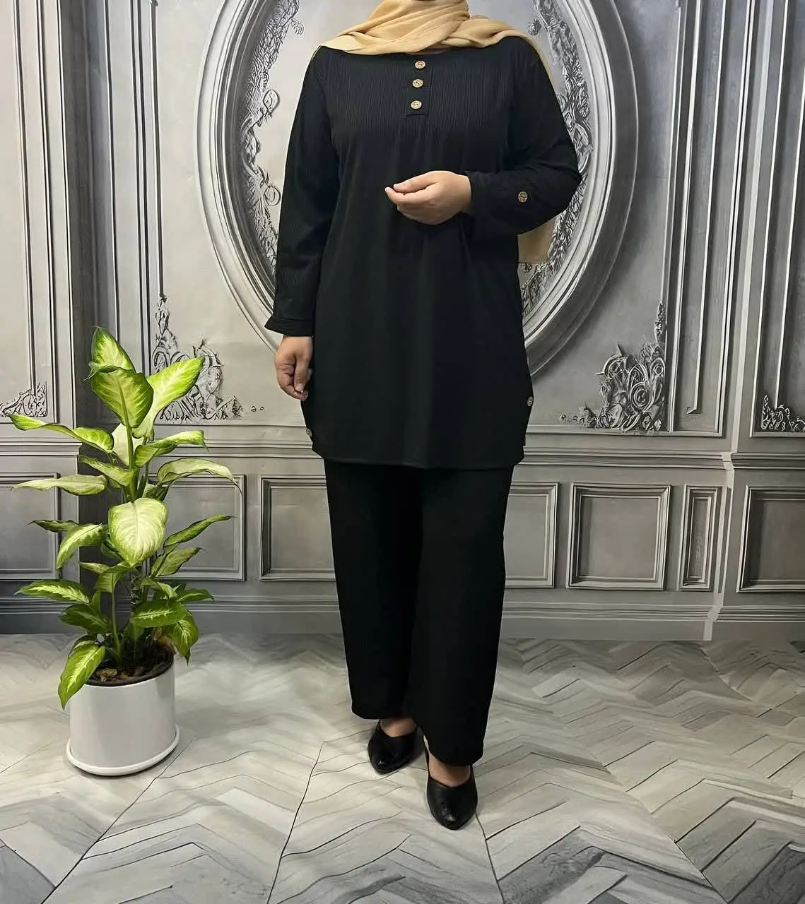 🖋نام: مانتو شلوار ماهگل
