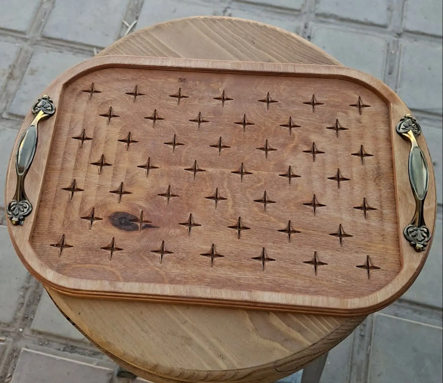 💥 سینی دسته دار مستطیلی💥