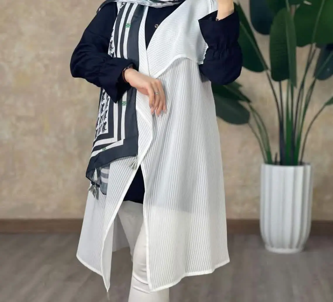 مانتو دو تیکه 
