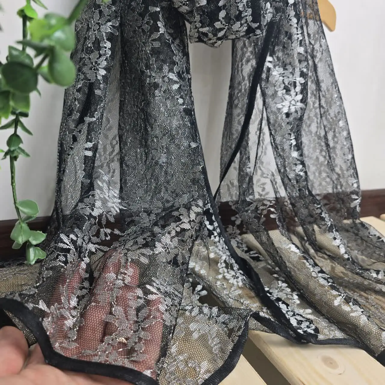 🌸 نام: شال گیپور نقره
