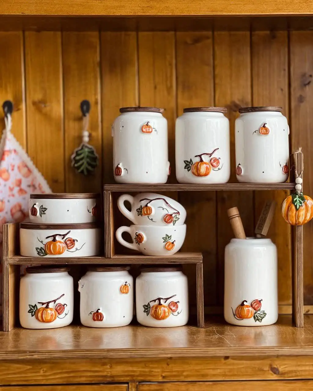 💥ست پاسماوری طرح کدو💥