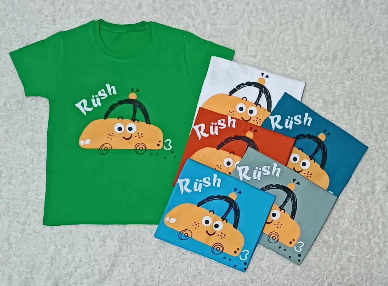 🔮تیشرت تک پسرانه طرح ماشین 🔮
