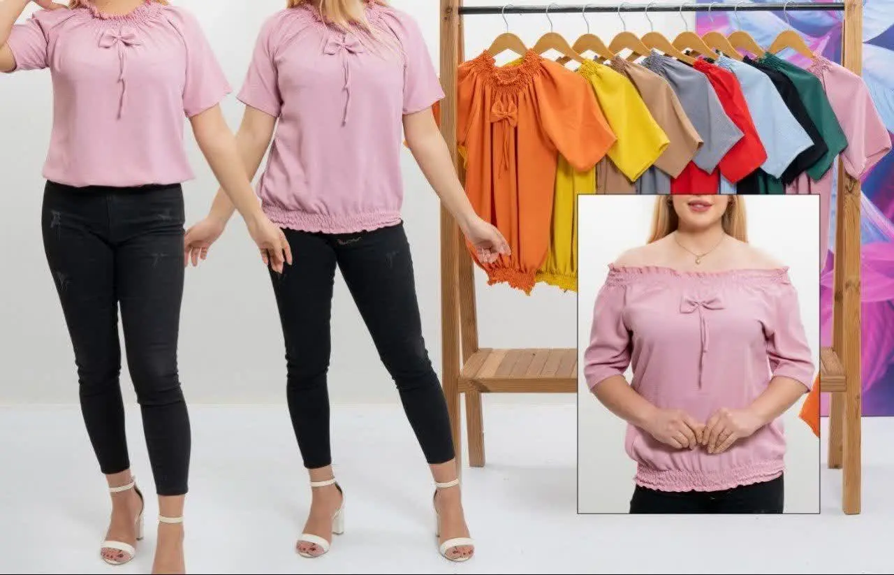 ✴️نام: تونیک یقه کش دوزی 
