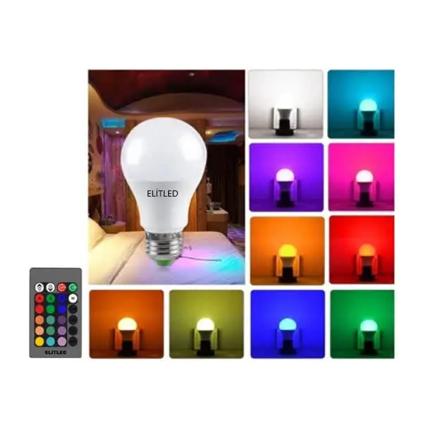 لامپ رنگی ریموت دار
