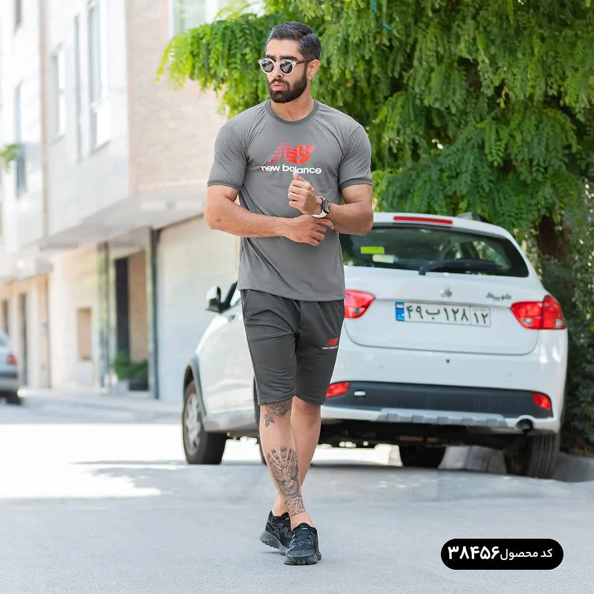 🔺ست تیشرت و شلوارک مردانه New Balance
