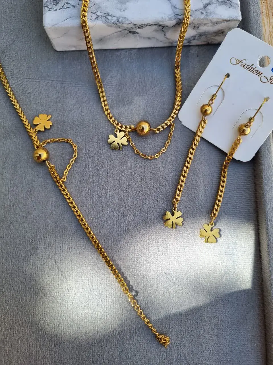 ست گوی زیبا با زنجیر کارتیر سه بعدی🥰
