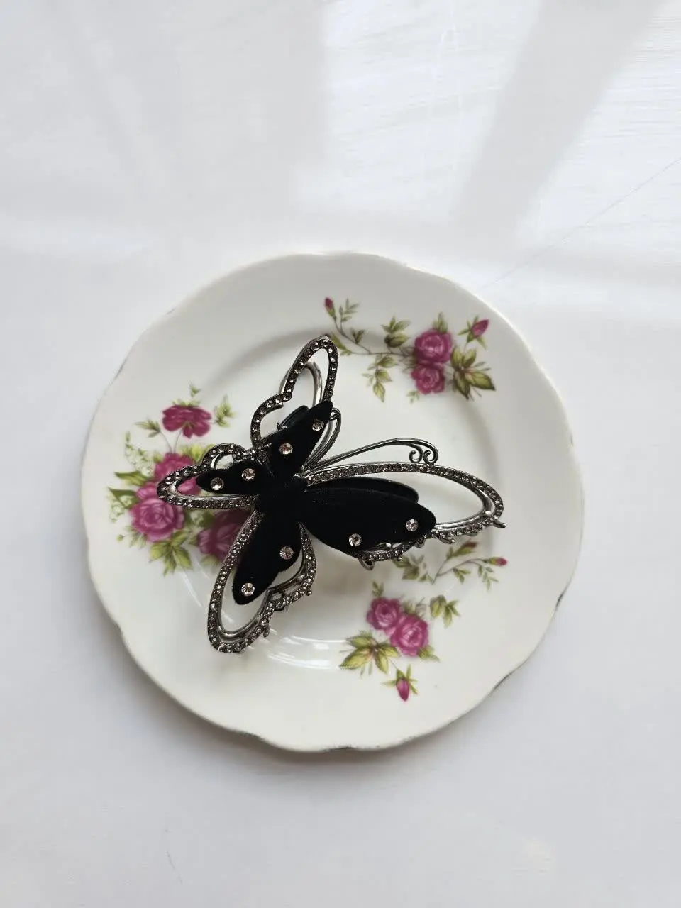 کلیپس فلزی و مخمل مدل پروانه