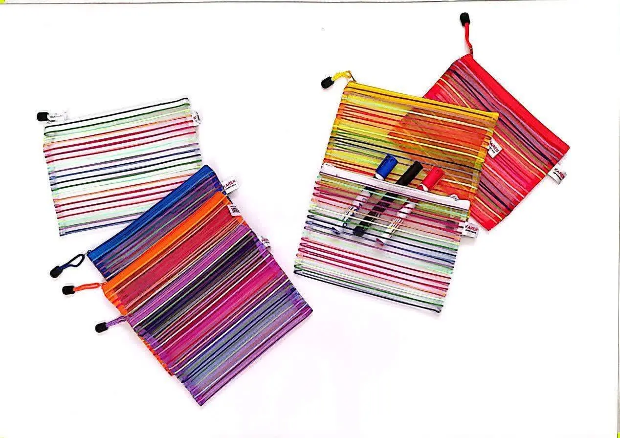 کیسه‌ی ریاضی سایز A۶ در رنگ‌های متنوع
