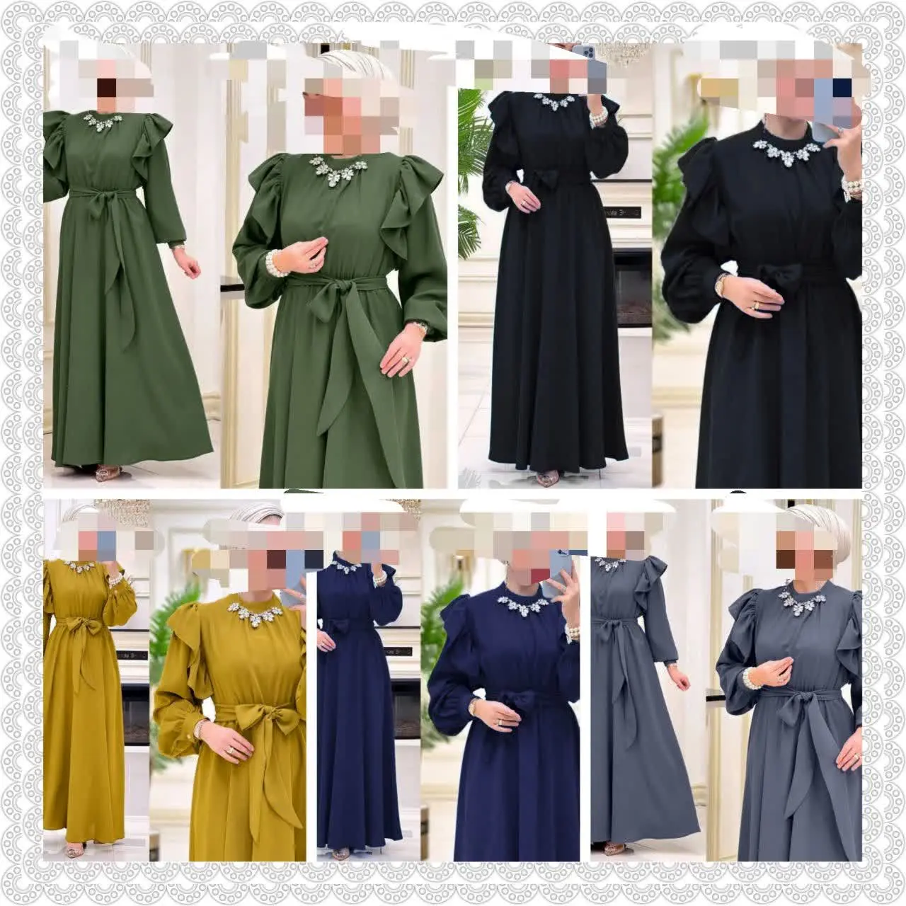 🖋نام: پیراهن بلند محجبه 
