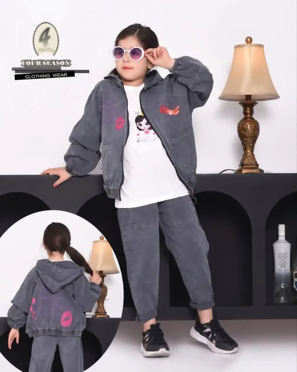 🍃 ست سه تیکه دخترانه
