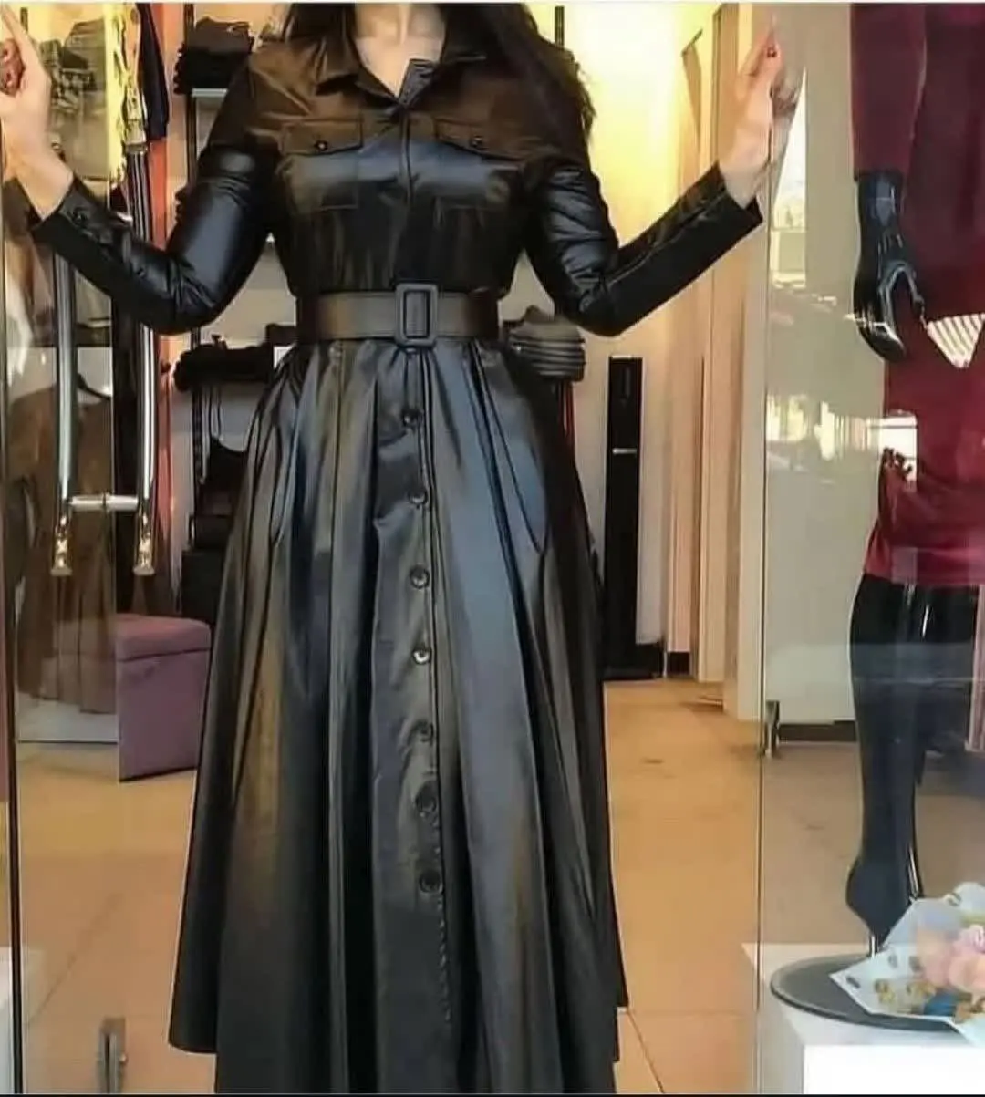 👚نام: مانتو چرم بلند حوا