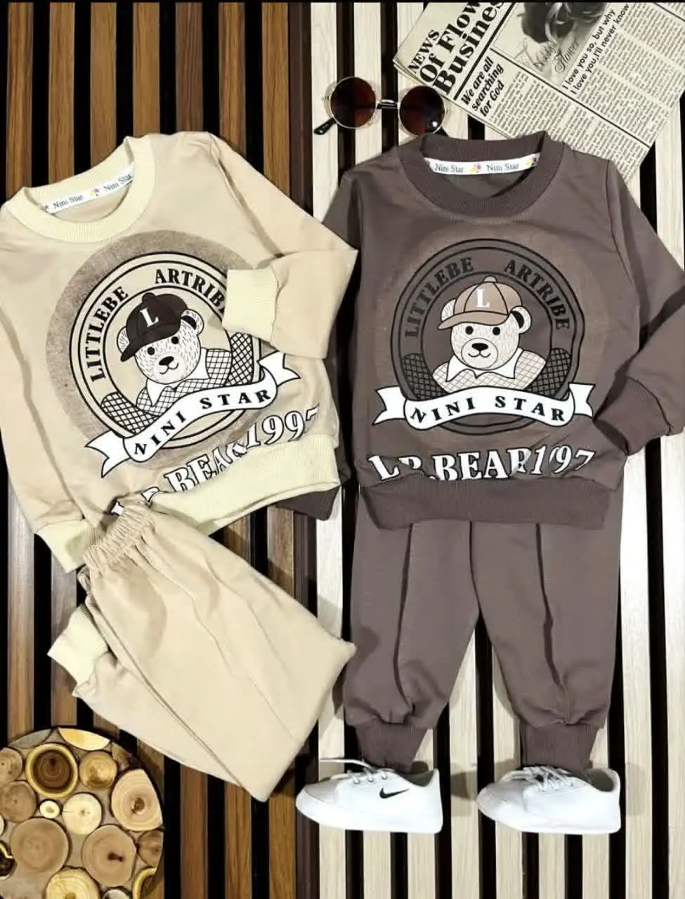 لباس پسرانه بلوز شلوار خرس...