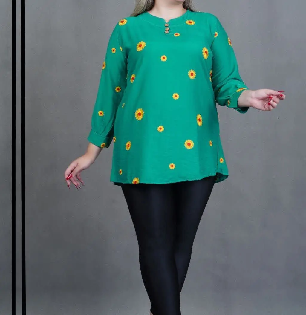 ✅تونیک طرح دار خامه دوزی 😍
