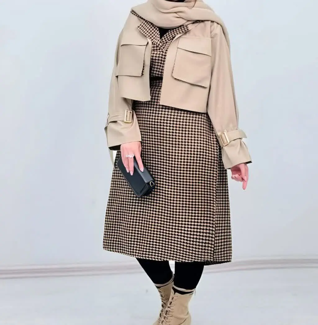 🍂نام: ست کت و سارافون نسرین 
