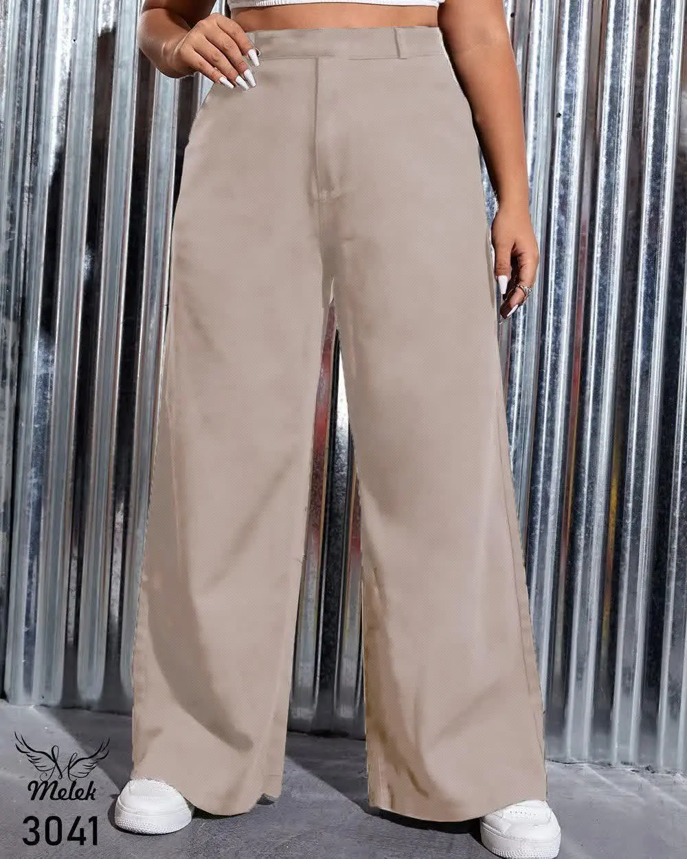 شلوار نیم بگ کمر کشی
