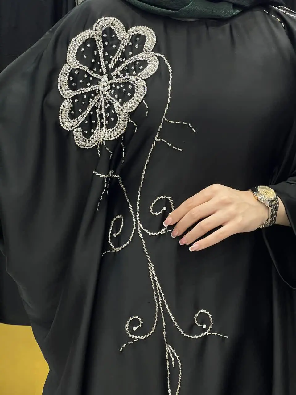 💞مانتو عبایی سنگدوزی شده پرفروش 💞
