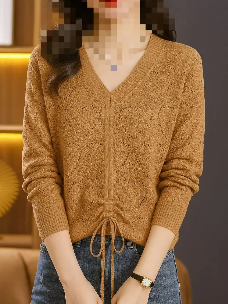 شومیز بلوز بافت سوزنی جدید...