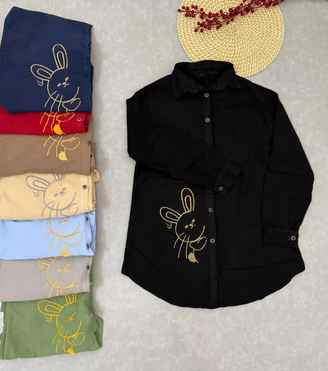 ✅شومیز گلدوزی خرگوش،