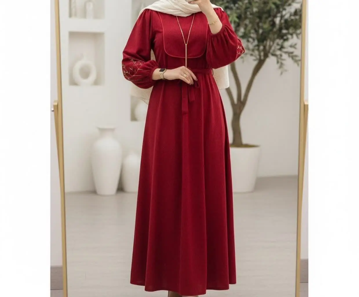 کفتان گلدوزی نرگسی